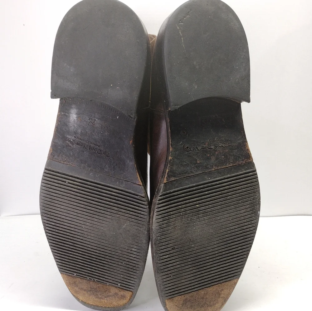 To Boot New York Adam Derrick l Brown Suede Brown Italian Leather l Size 7.5 - Picture 6 of 10